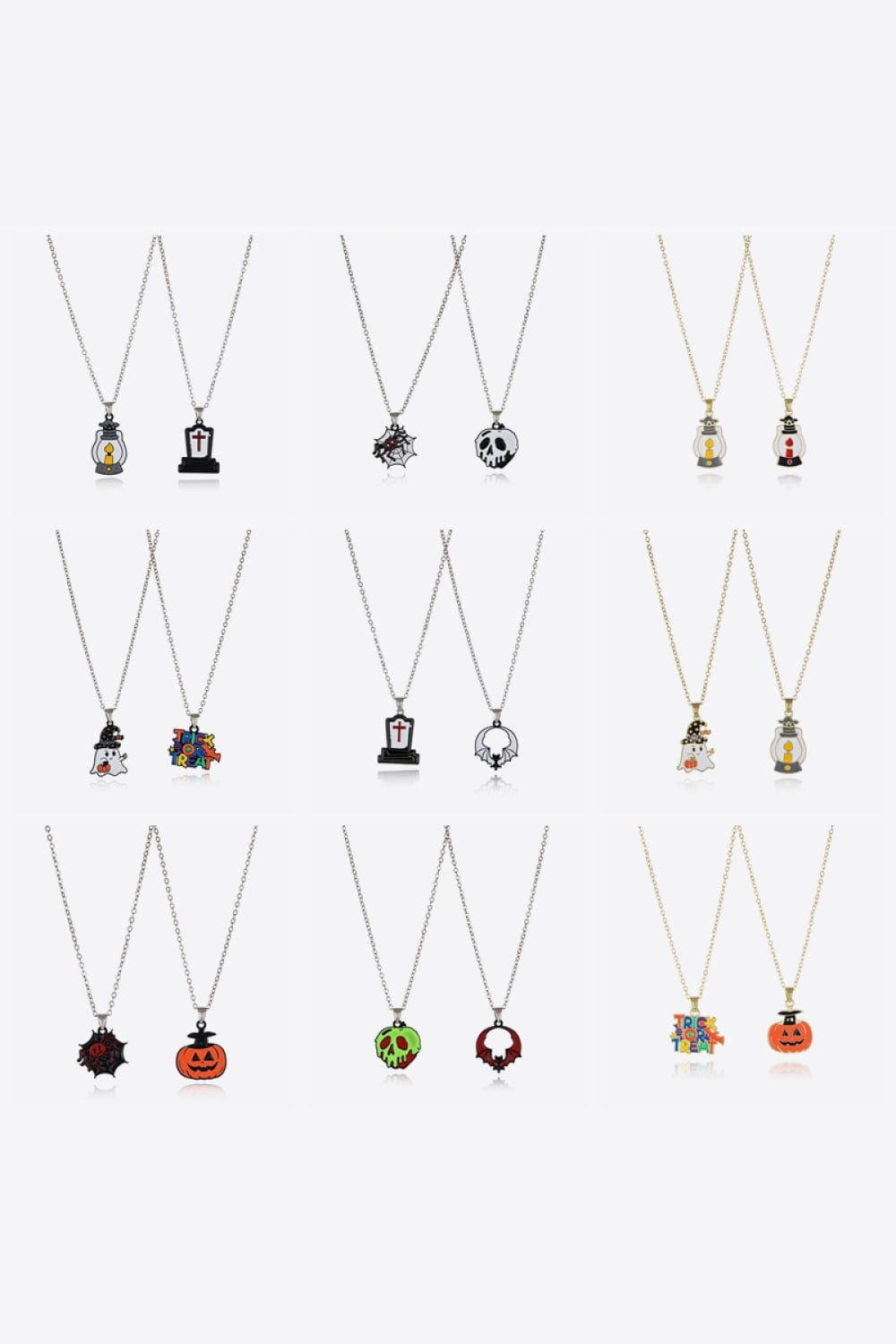 Two-Piece Halloween Theme Necklace Set、mySite、g9winljtr