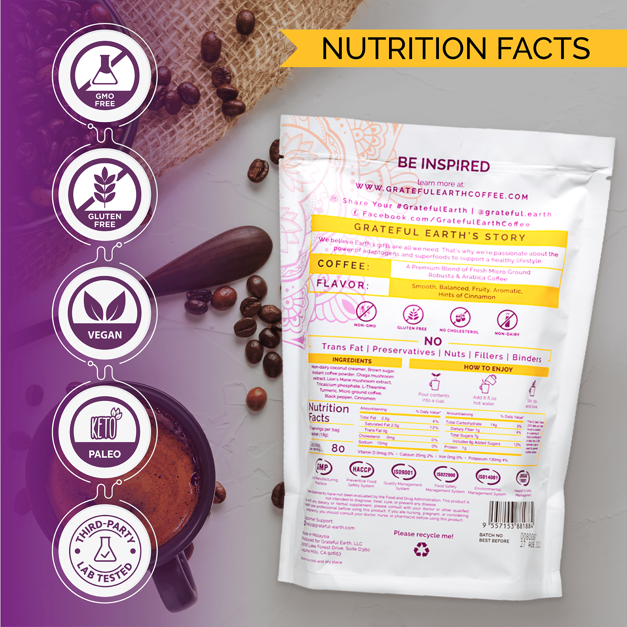 BUNDLE | Two Super Brain Coffees | 3-in-1 | Medium Roast | 6 Nootropics、mySite、gigharbornorthrealestate