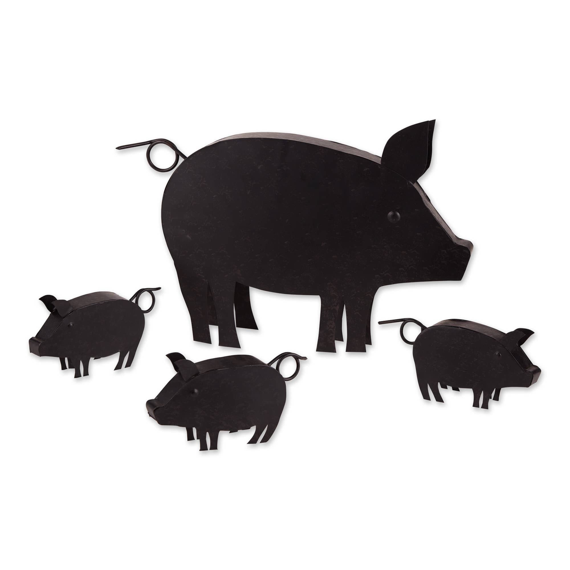Pig With Piglets Metal Art Sculpture、mySite、g9winljtr