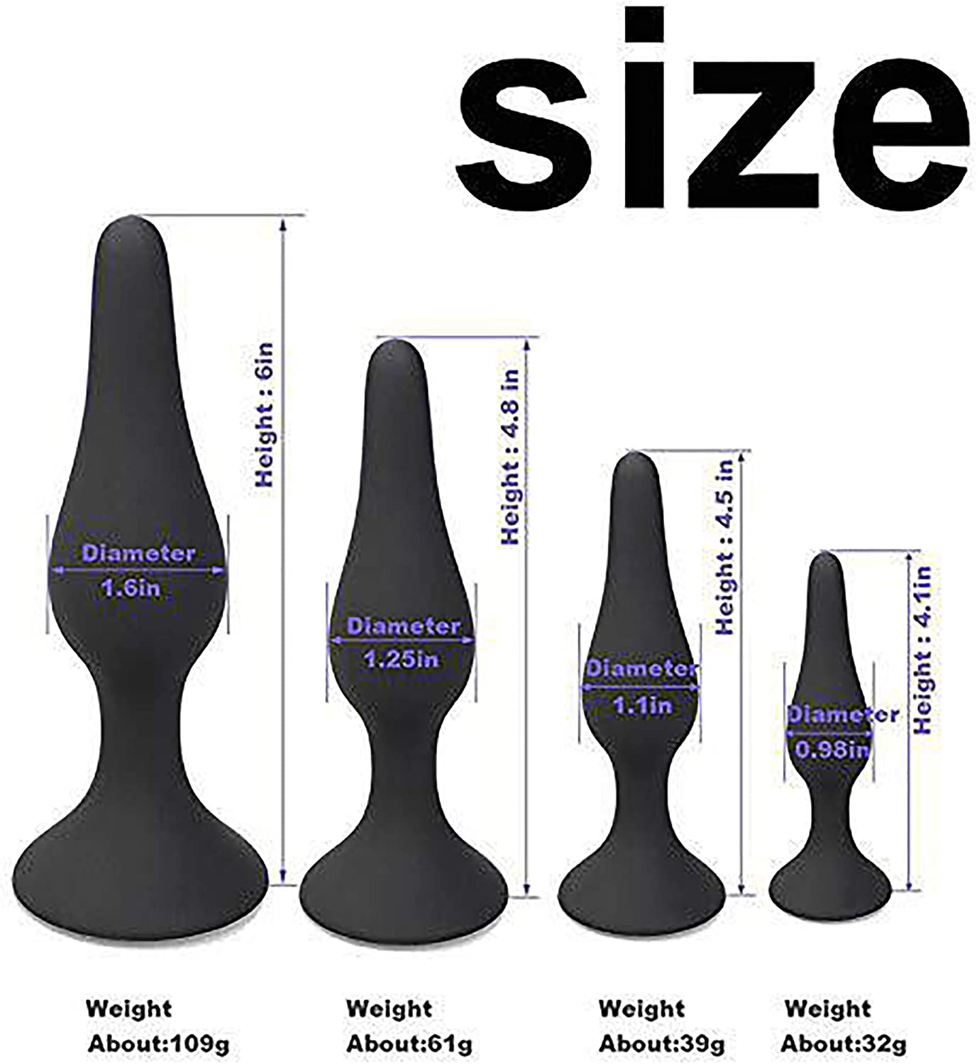 Inspire Anal Starter Kit | Suction Cup | 4 Piece | 4 Sizes、mySite、bottomscart