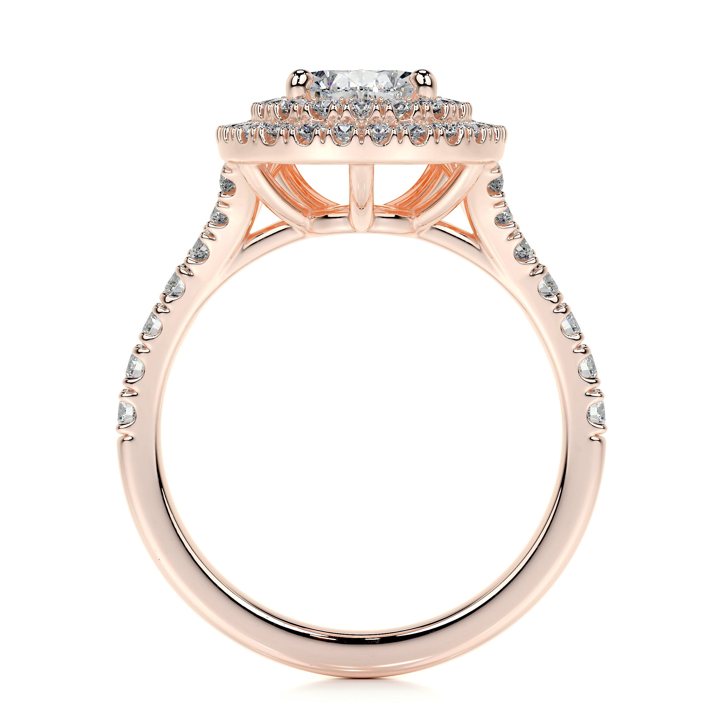 Melanie Lab Grown Diamond Ring -14K Rose Gold、mySite、hinf8tx79