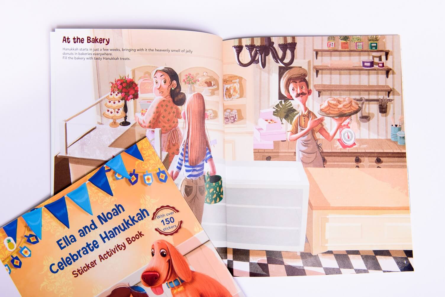 Ella and Noah Celebrate Hanukkah: Sticker Activity Book、mySite、topwebapps