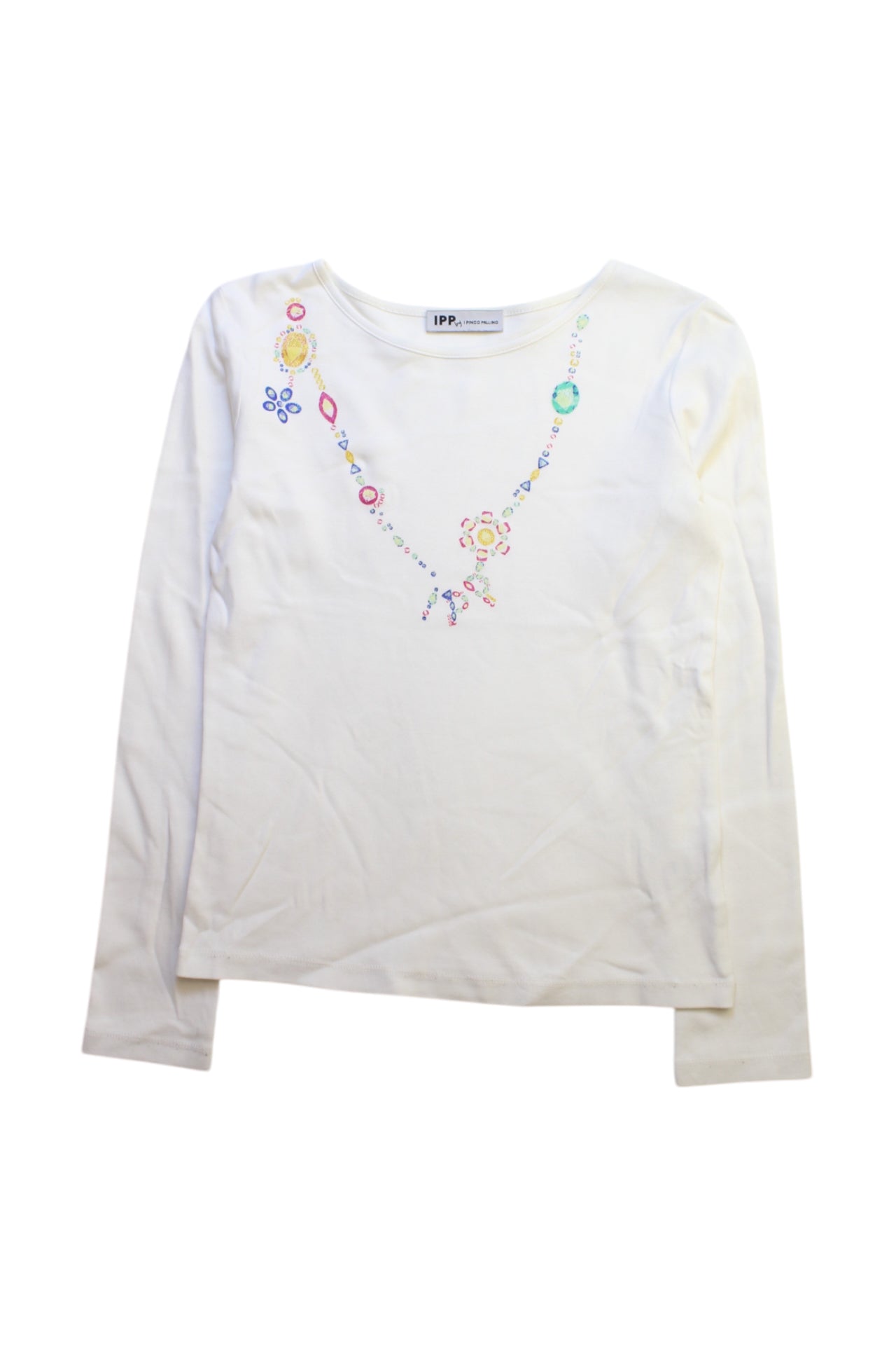 I Pinco Pallino Embroidered Long Sleeve Top - Size 10Y、mySite、g9winljtr