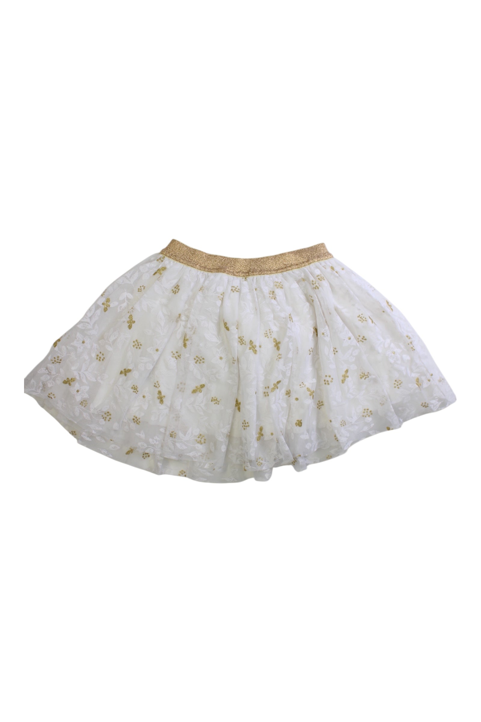 Petit Bateau Tulle Skirt With Floral Details 3T、mySite、g9winljtr