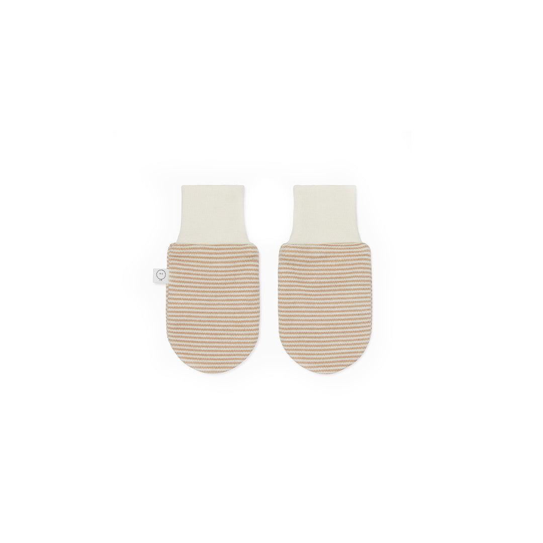  MORI Baby Mittens - Oatmeal Stripe、mySite、merchandisen