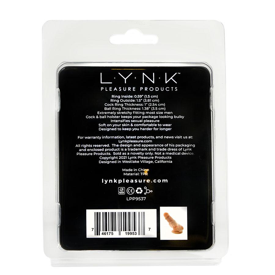 Performance Cock Ring & Ball Stretcher Clear by Lynk Pleasure、mySite、bottomscart