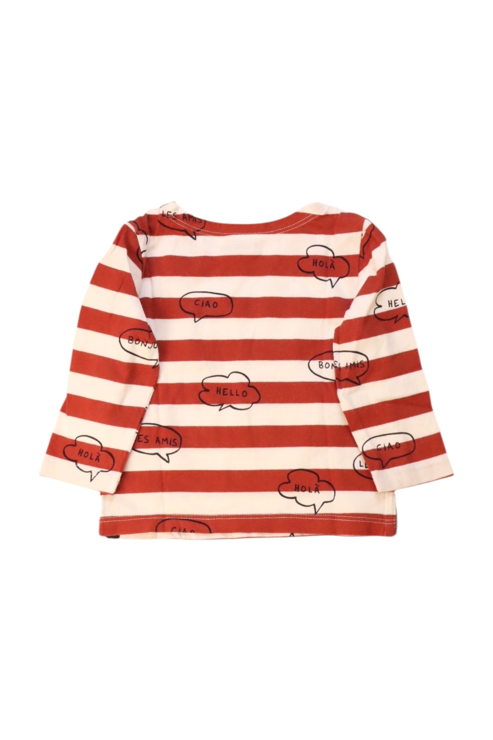Bout'Chou Long Sleeve Striped Top 6-12M、mySite、g9winljtr