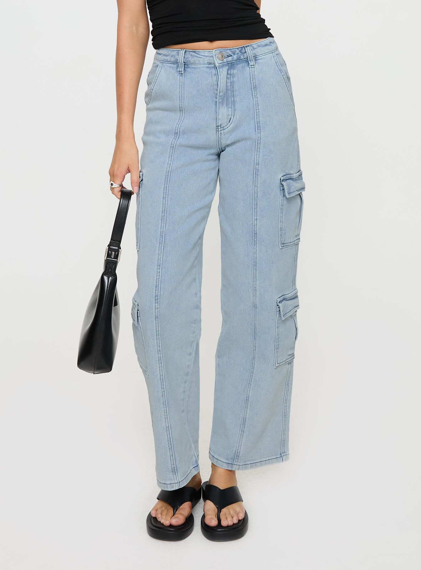 Nosita Cargo Jeans Light Wash、mySite、solidvoid