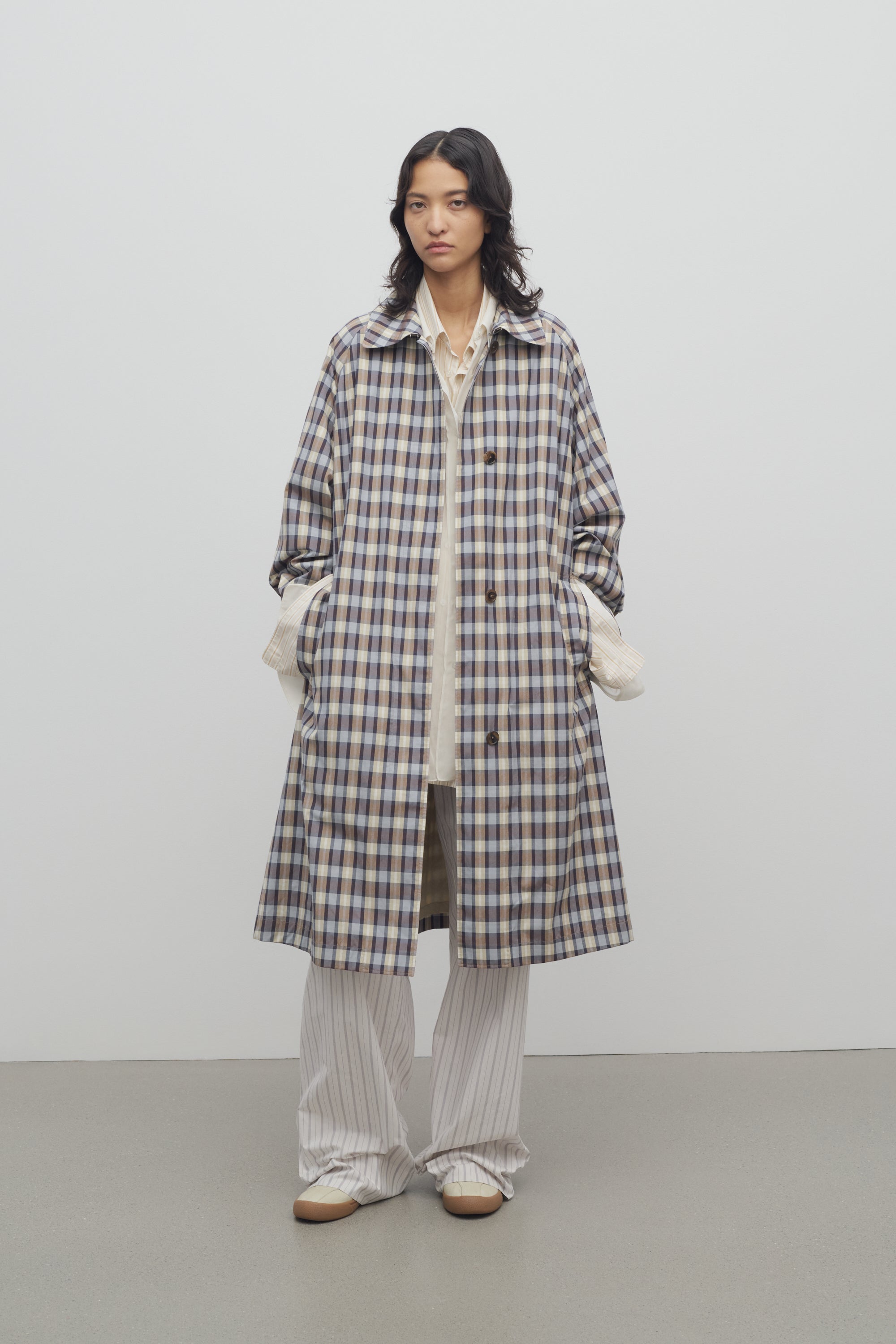 Tavishina Coat in Silk and Cotton、mySite、aoinhome