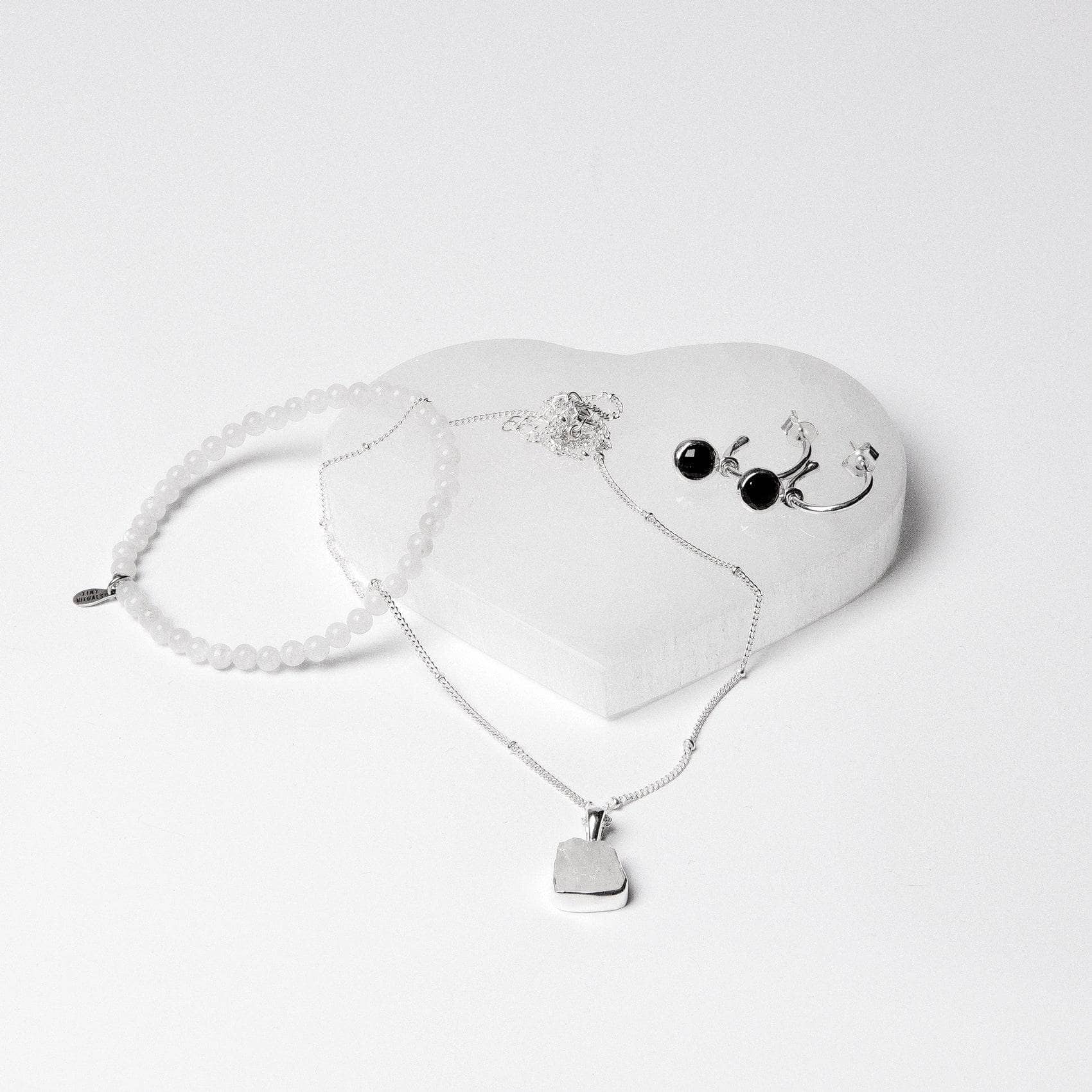 Selenite Heart Recharging Stone、mySite、hinf8tx79