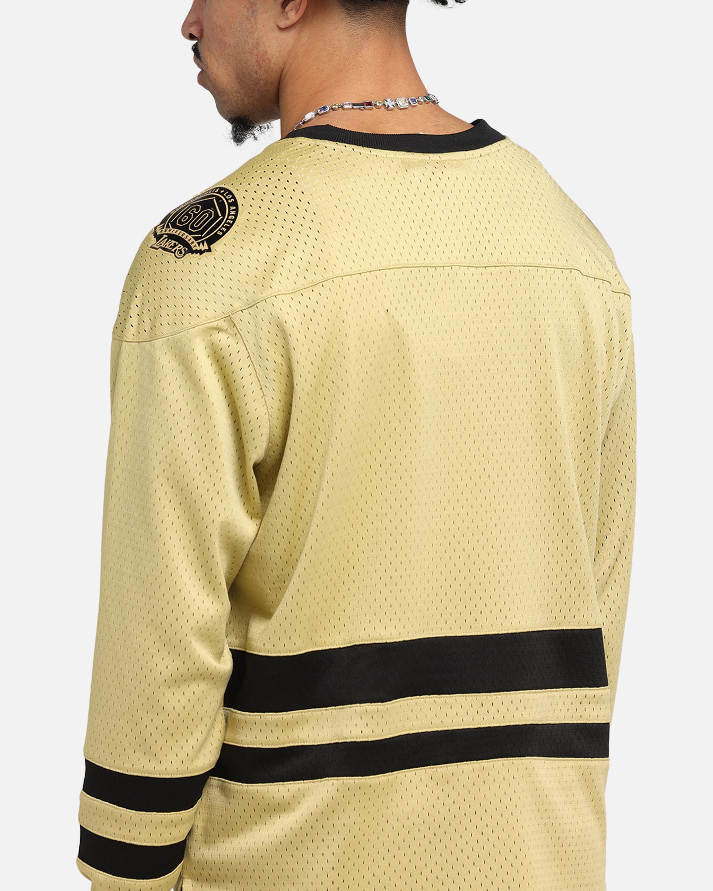 Mitchell & Ness Los Angeles Lakers Chrome Jersey Khaki、mySite、zt4zffjzw