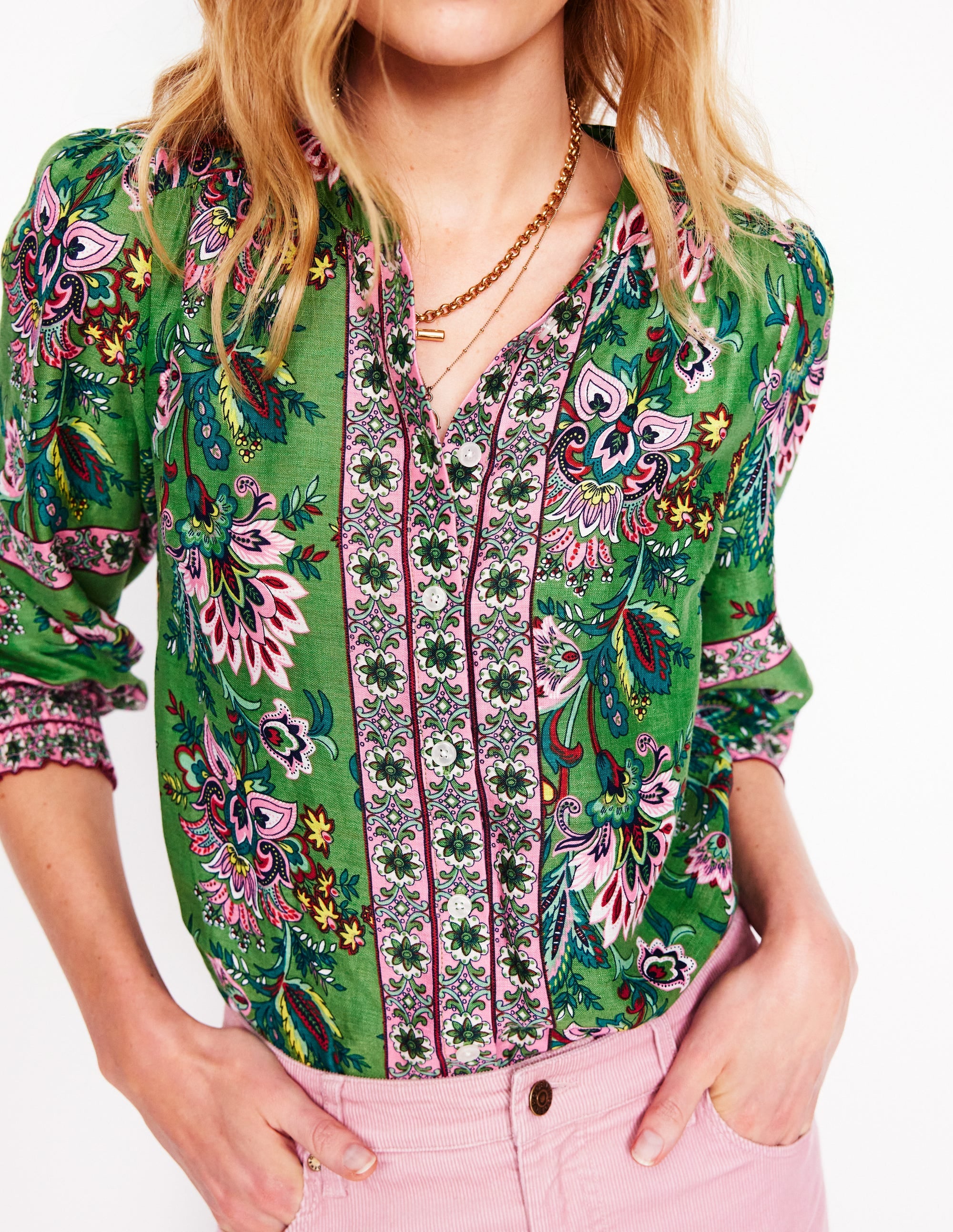  Alicia Linen Top-Promenade, Botanic Terrace、mySite、ashleygrahame