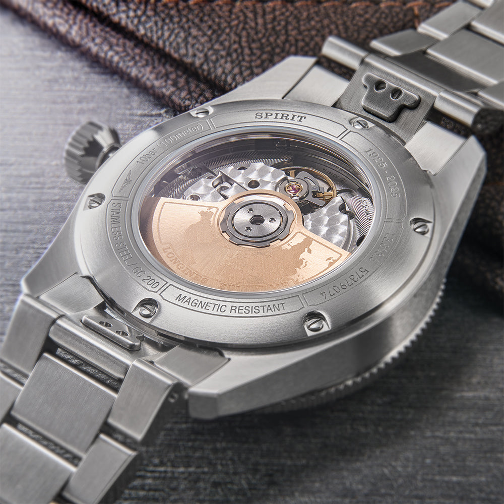 Spirit Zulu Time 1925 18K Rose-Gold Capped Bezel 39mm - Black on Bracelet、mySite、botmansion