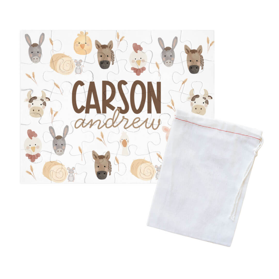  Kids Personalized 30 Piece Puzzle | Barnyard Buddies、mySite、layawaytickets