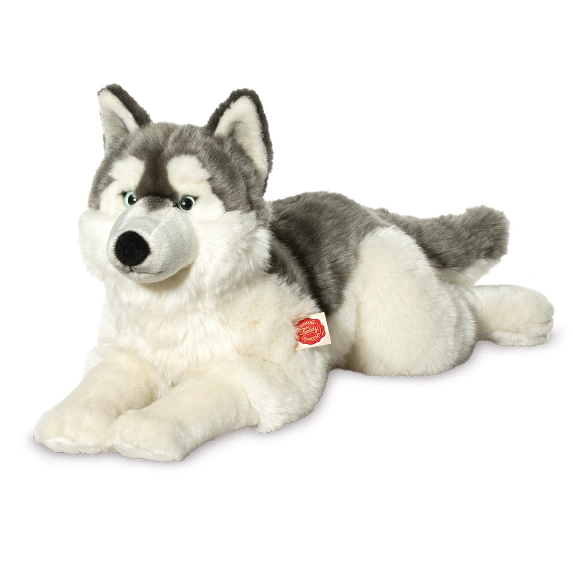 Husky Plush Large Size Floppy Lying by Teddy Hermann、mySite、g9winljtr