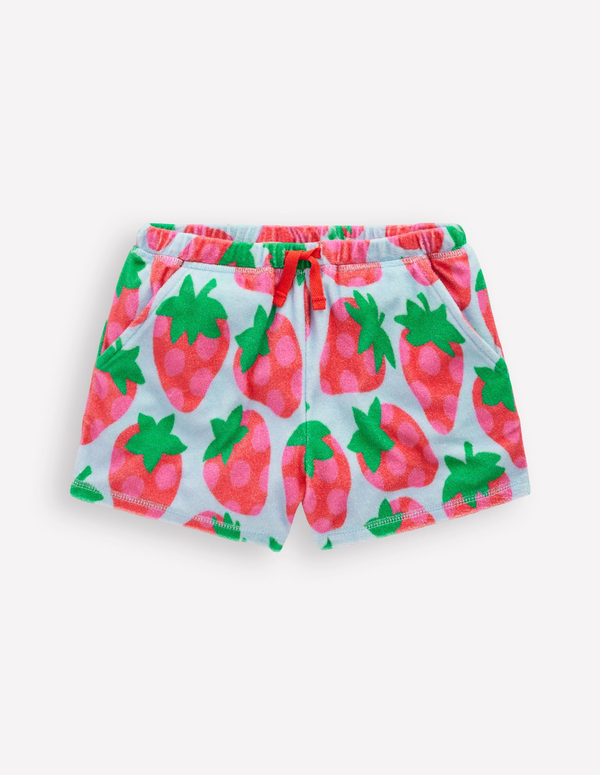  Printed Towelling Short-Misty Blue Spotty Strawberry、mySite、ashleygrahame