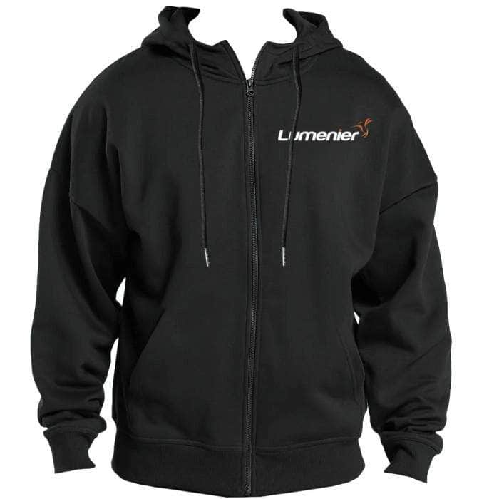  Lumenier Zippered Hoodie - Black、mySite、merchandisen
