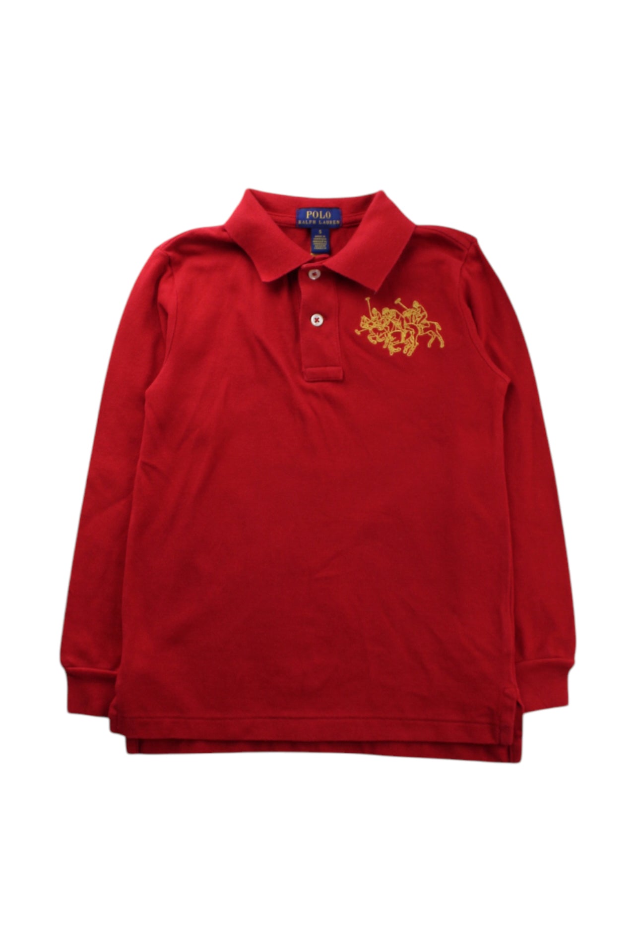 Polo Ralph Lauren Embroidered Long Sleeve Polo - Size 5T、mySite、g9winljtr