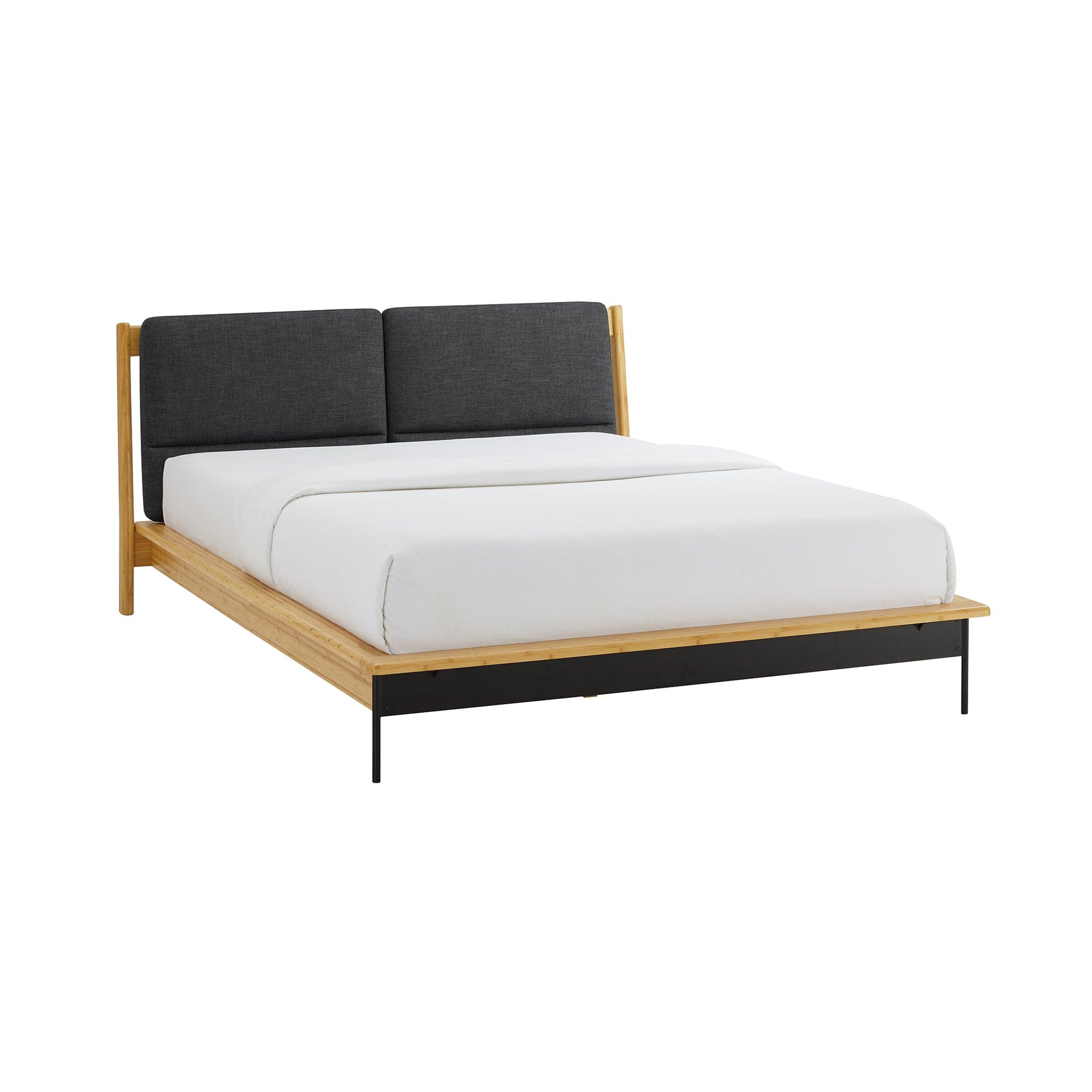 Santa Cruz Platform Bed with Fabric、mySite、neckold