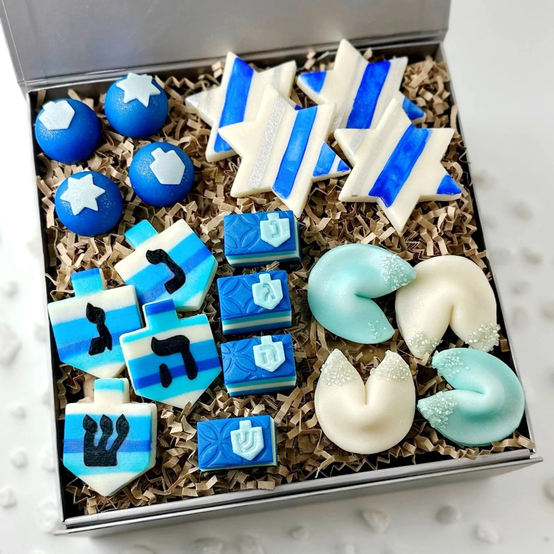 Marzipan Hanukkah Elegant Gift Basket、mySite、topwebapps