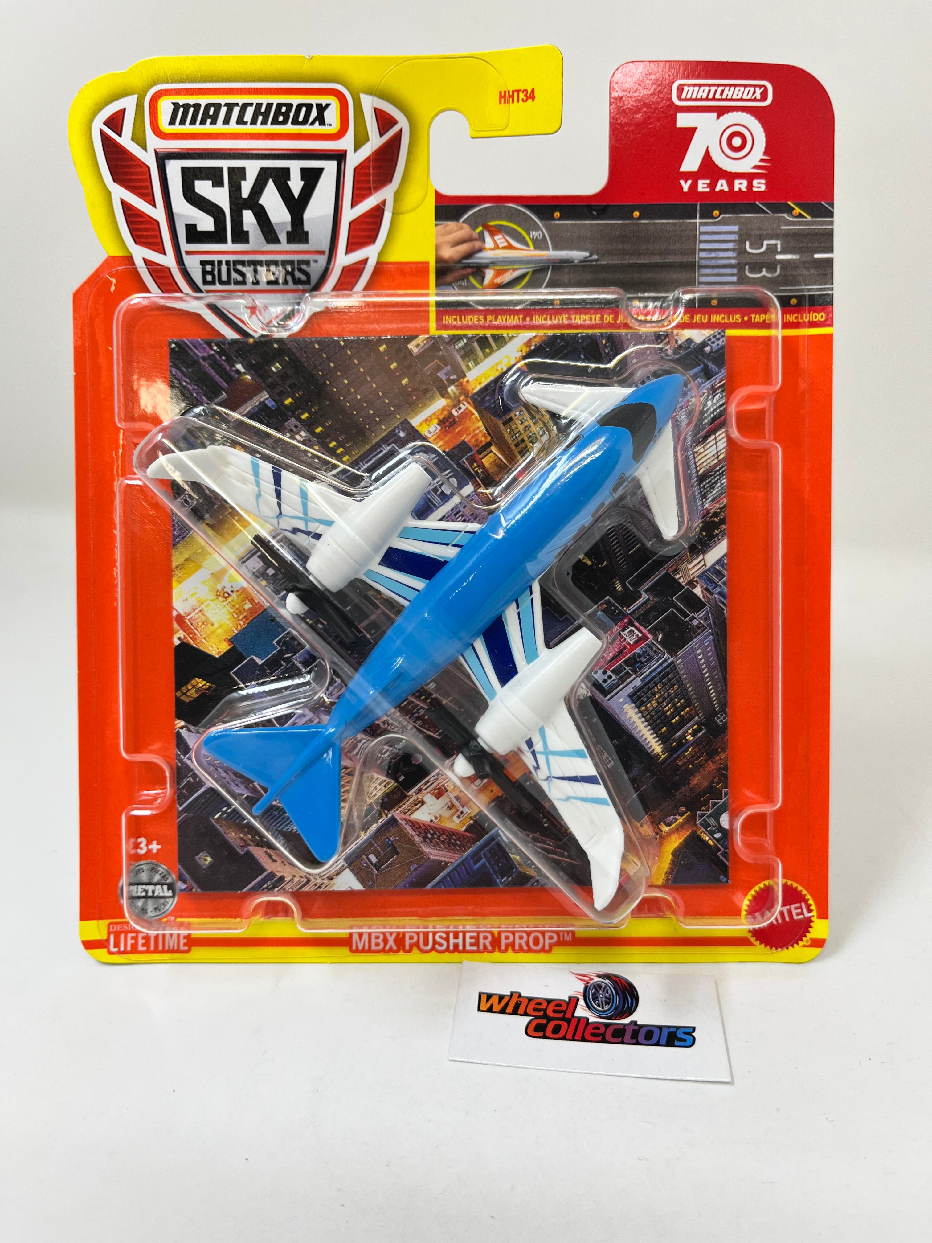 MBX Pusher Prop w/ Playmat * 2023 Matchbox Sky Busters NEW! Case H、mySite、hgirdovlk