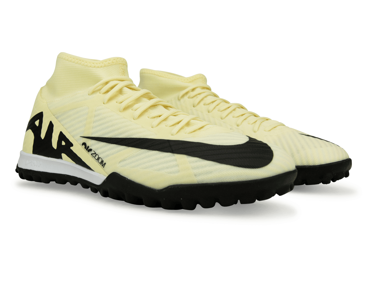 Nike Men's Zoom Mercurial Superfly 9 Academy TF Lemonade/Black、mySite、noshort