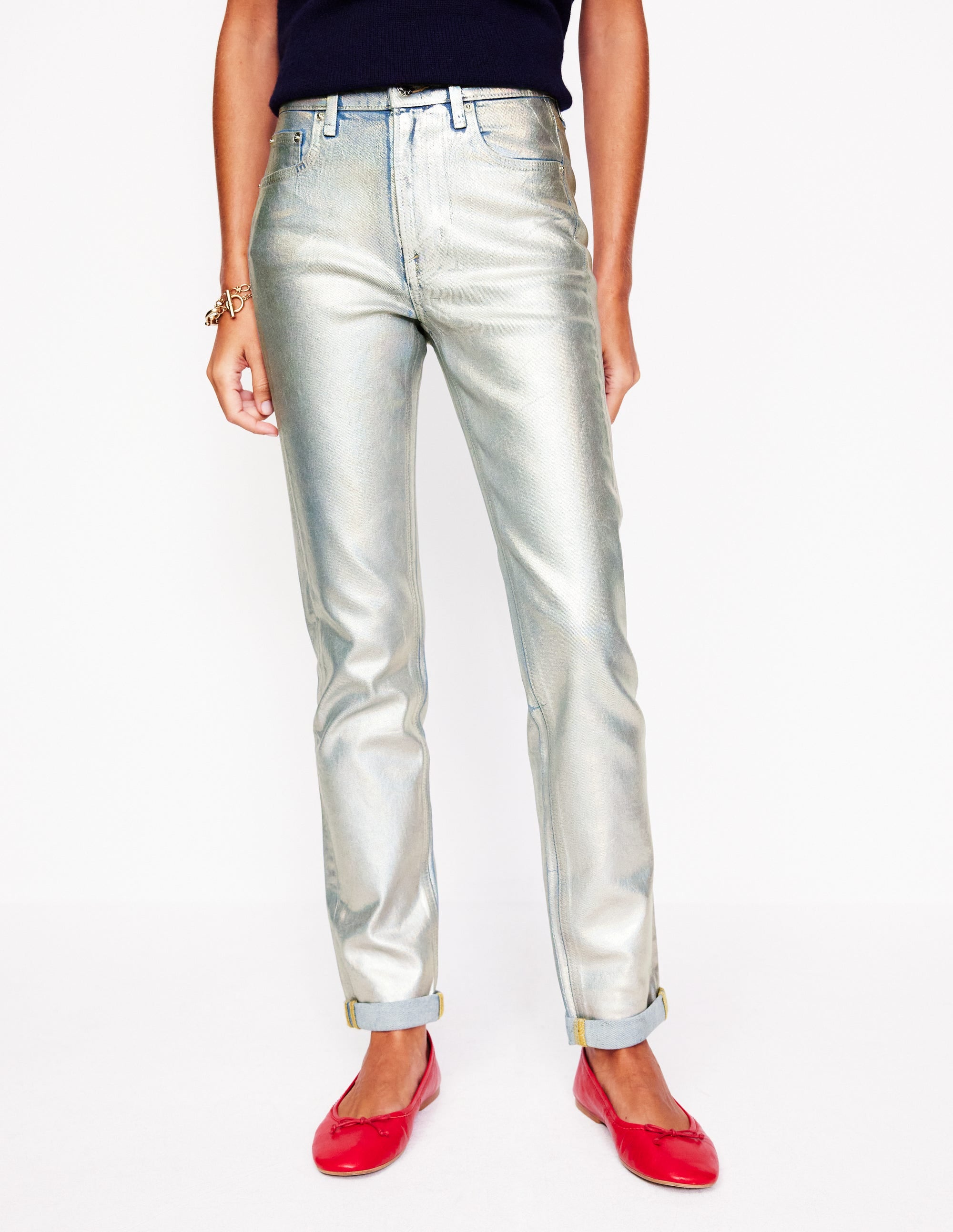  Girlfriend Jeans-Silver Coated、mySite、ashleygrahame