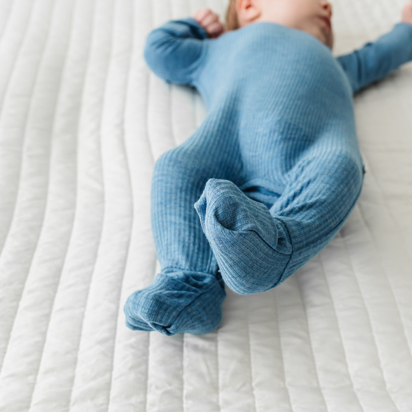 Heather Blue Ribbed Crescent Zippy、mySite、g9winljtr