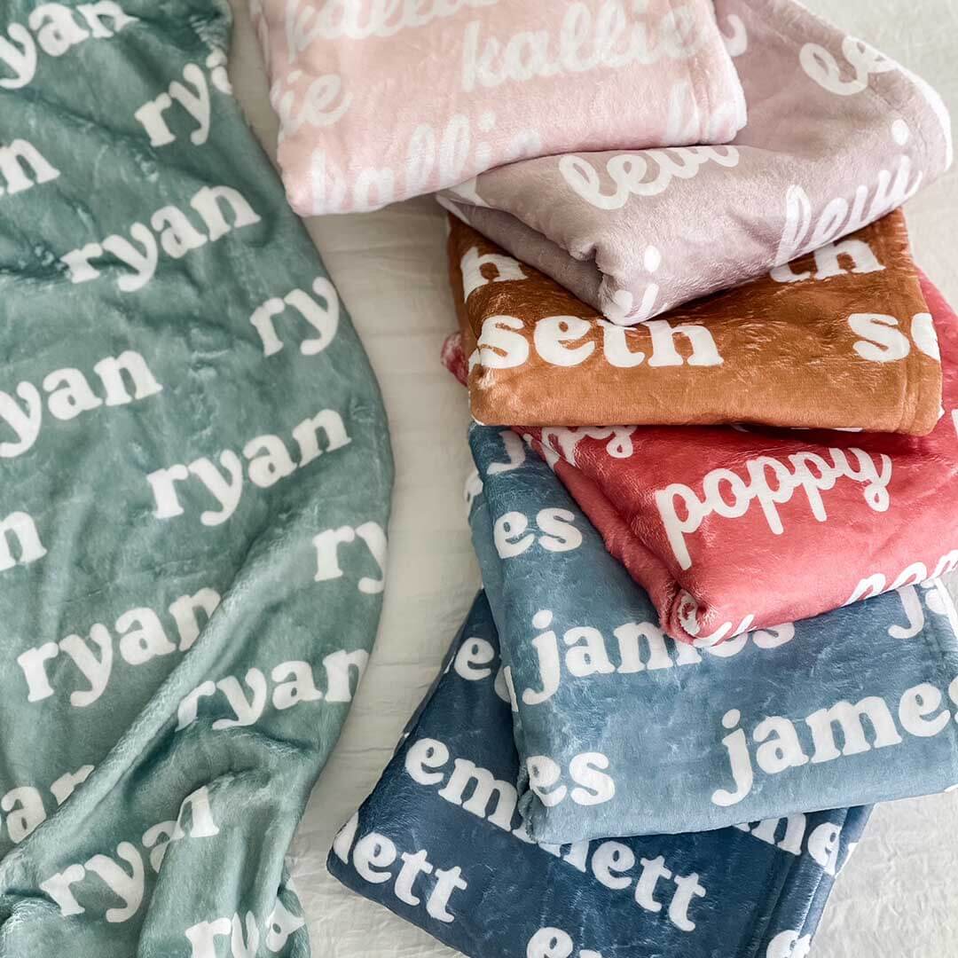  Personalized Color Blanket | Baby Pink、mySite、layawaytickets