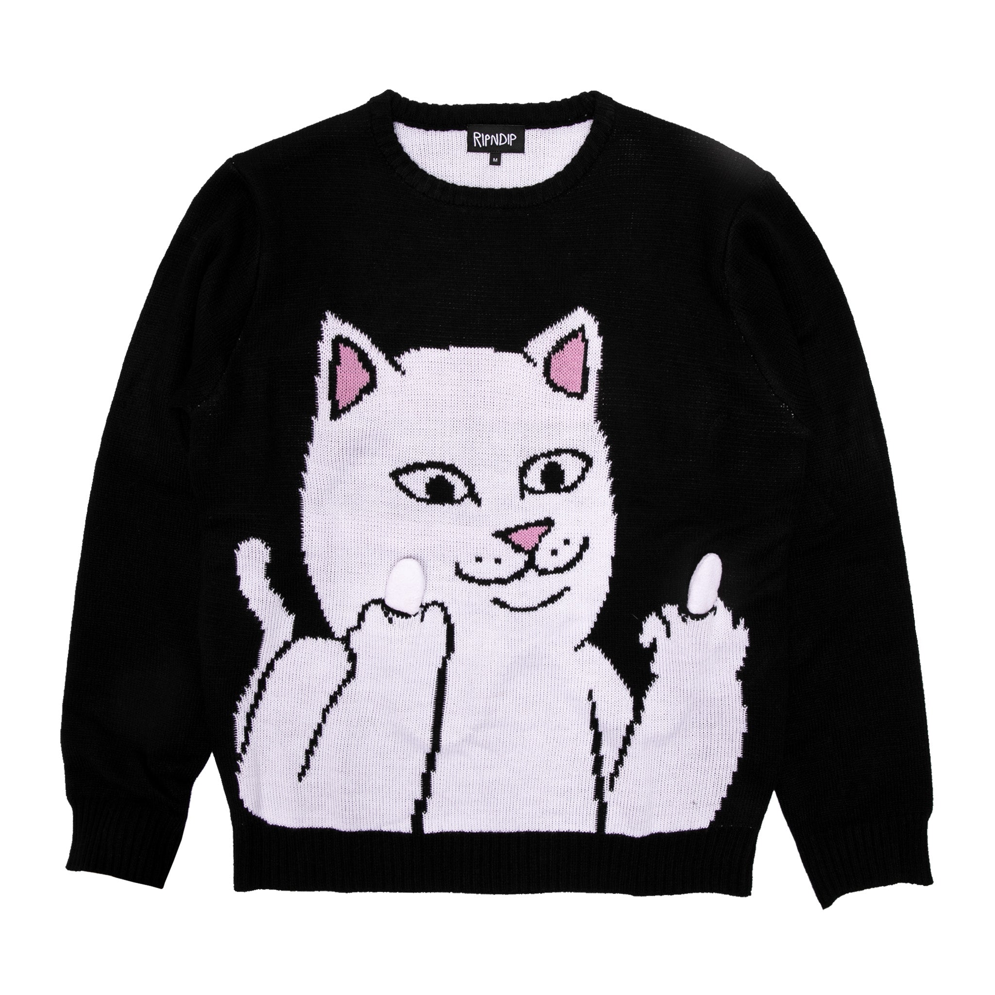  Lord Nermal Flippy Knitty Sweater (Black)、mySite、merchandisen