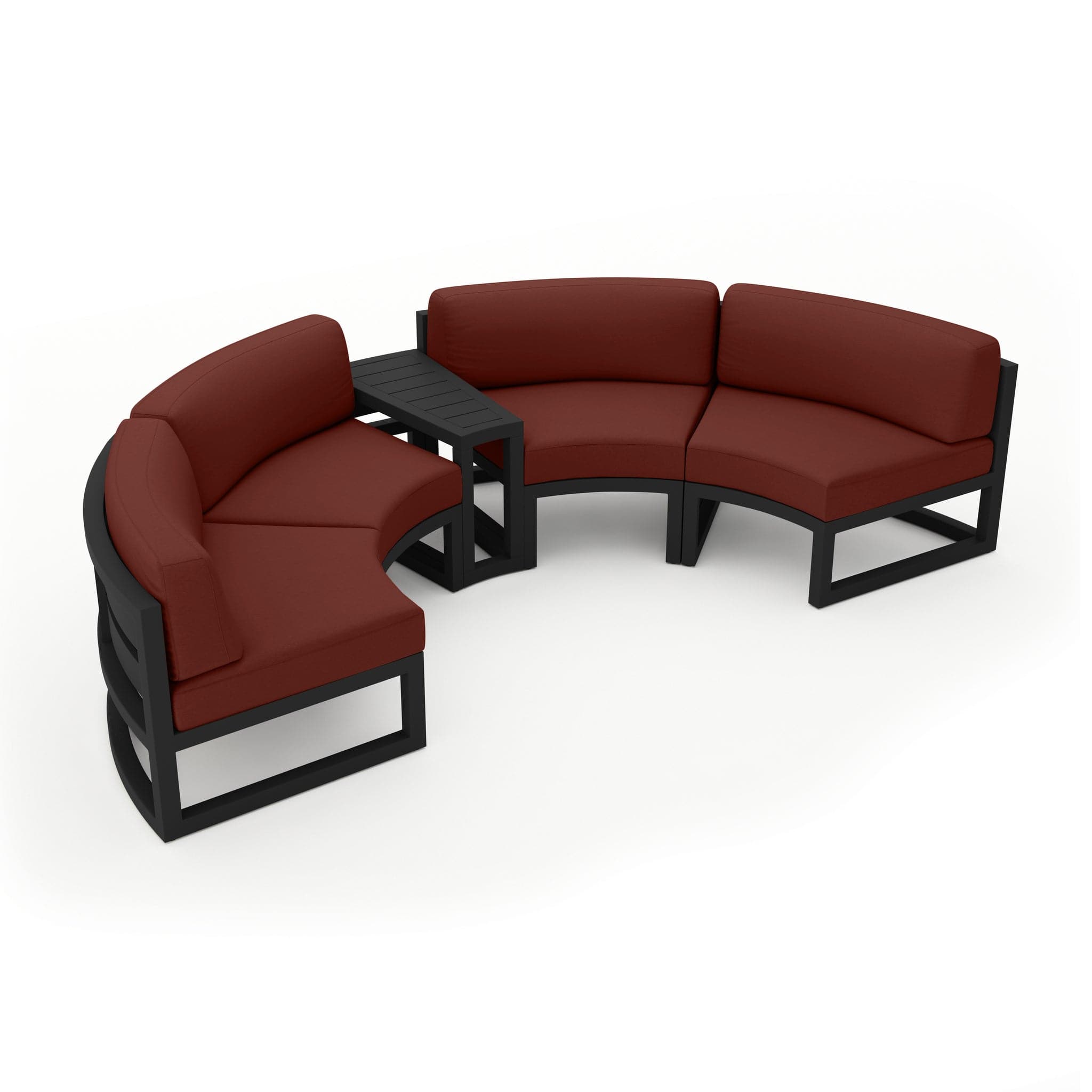 Avion 3 Piece Curve Sectional Set、mySite、neckold