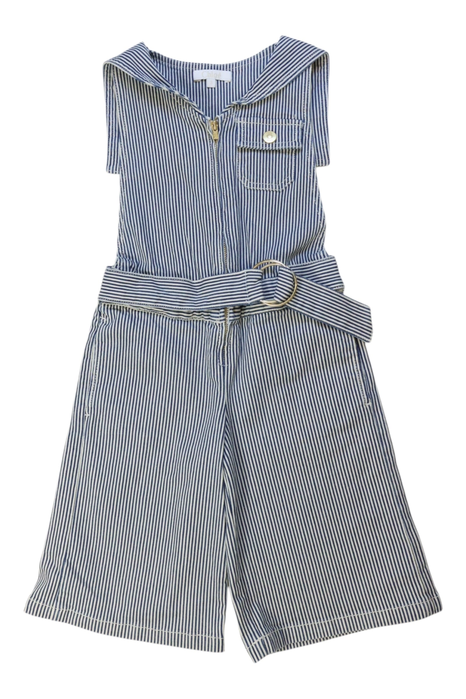 Chloe Striped Nautical Romper 3T、mySite、g9winljtr