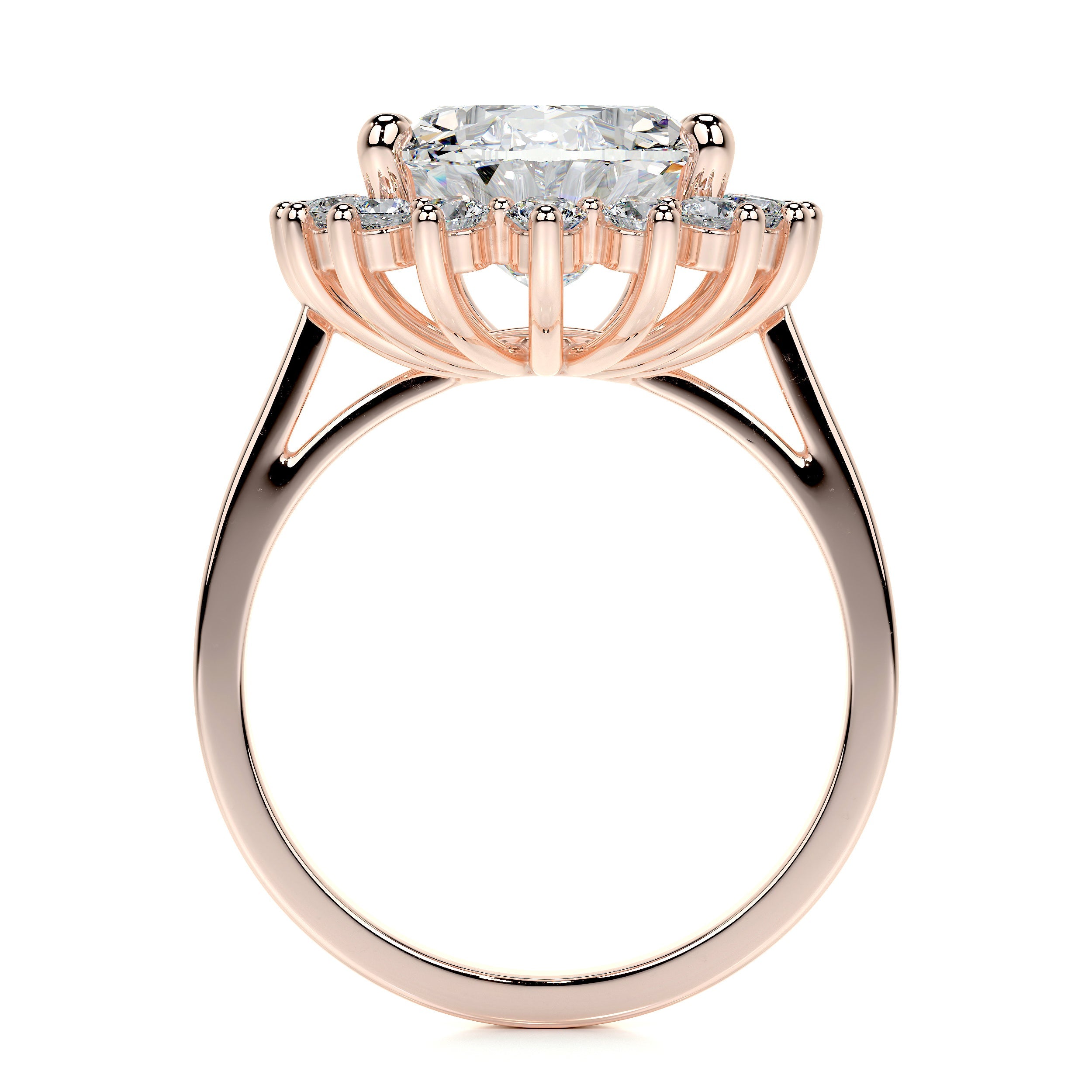 Lyn Lab Grown Diamond Ring - 14K Rose Gold、mySite、hinf8tx79