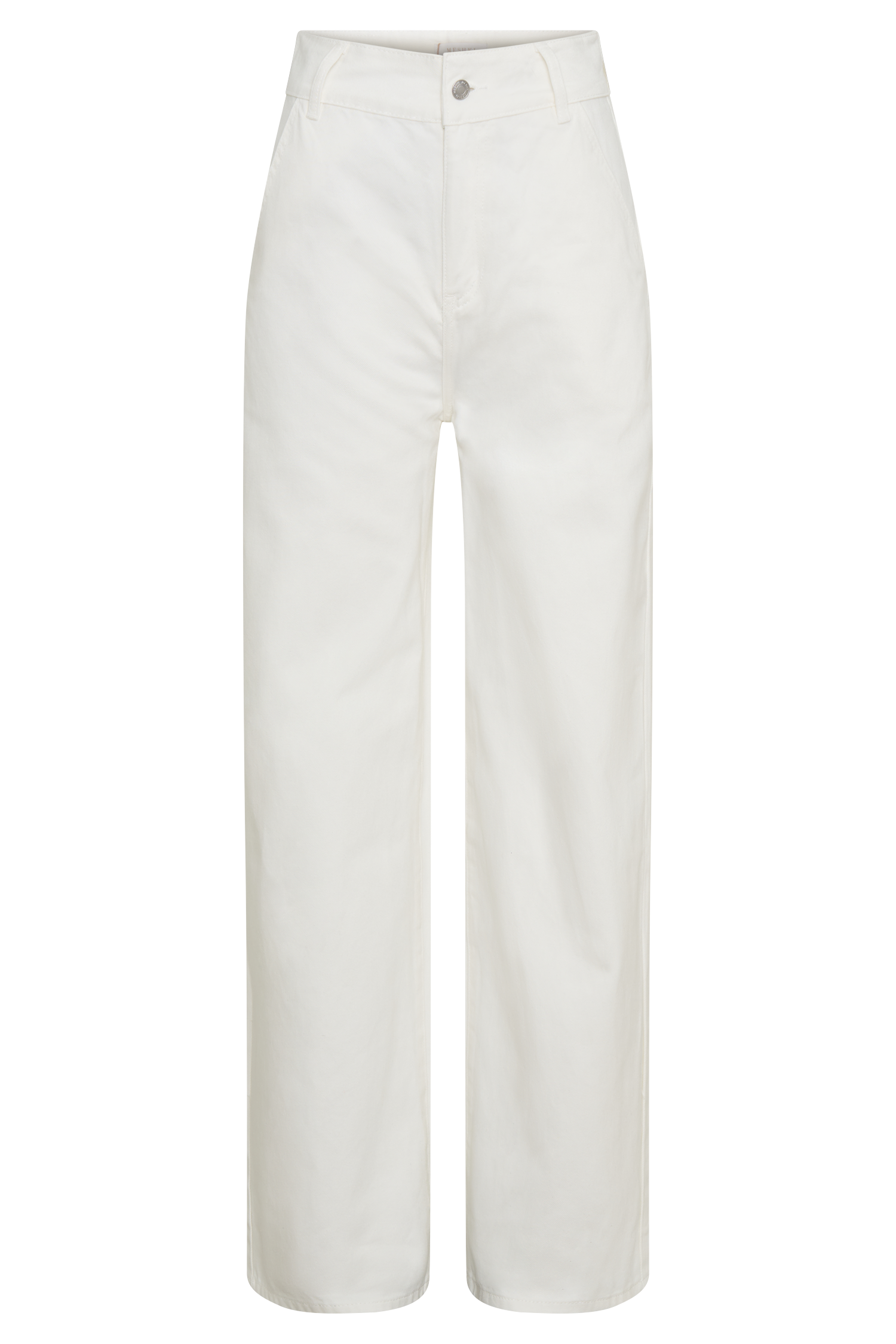 Roxy Wide Leg High Waist Denim Jeans - White、mySite、solidvoid