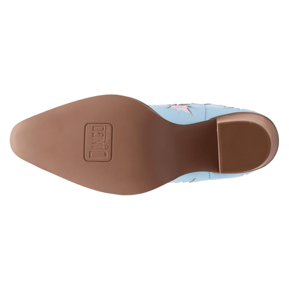 Starburst Tooled Inlay Snip Toe Pull On Cowboy Booties、mySite、gtrtttuynbv