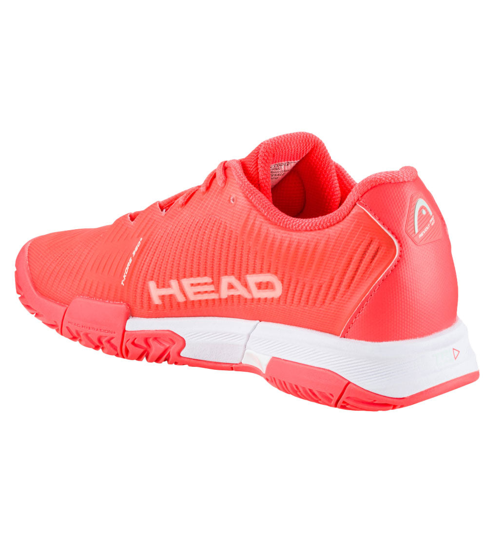 Head Revolt Pro 4.0 Women's Tennis Shoe (Coral/White)