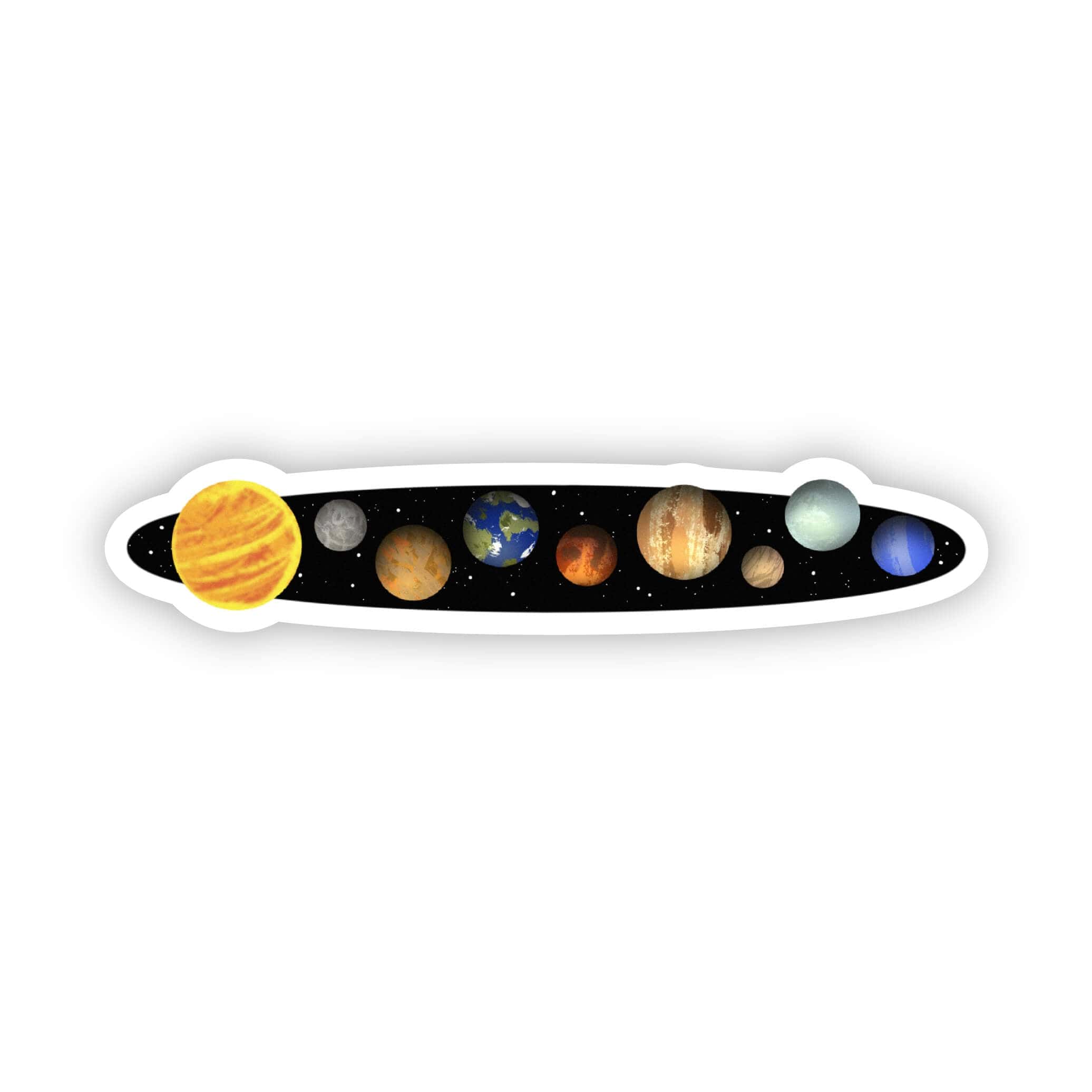  8 Planets & Moon Sticker、mySite、ghnorth