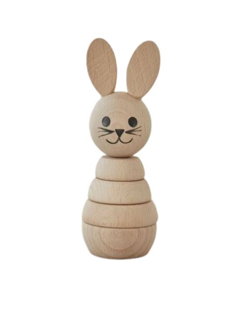  Bunny Stacking Wooden Toy、mySite、elrpsem3k