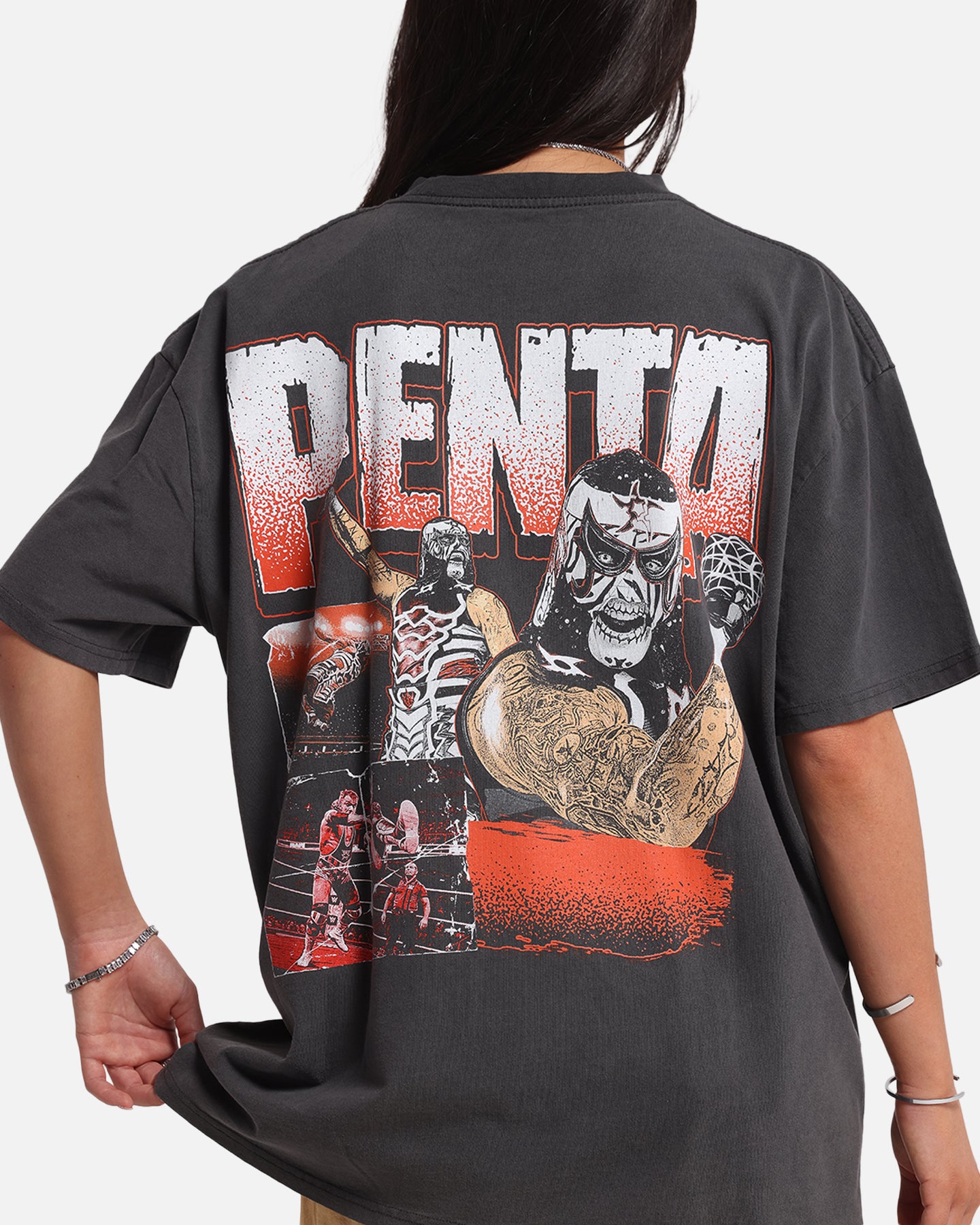 Culture Kings X WWE Penta Wrestlemania XLI Heavy T-Shirt Black Wash、mySite、zt4zffjzw