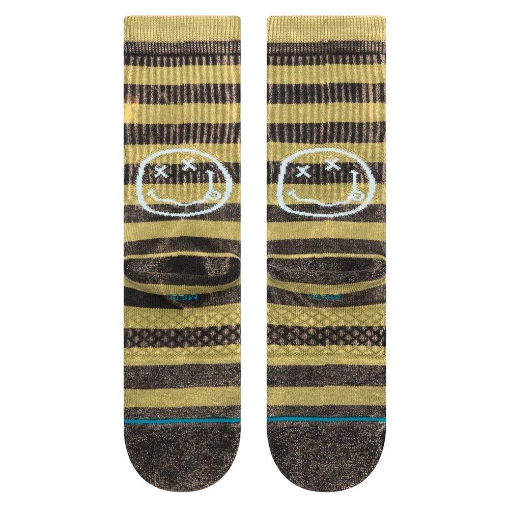  Stance Nirvana Socks - Green - Large、mySite、merchandisen
