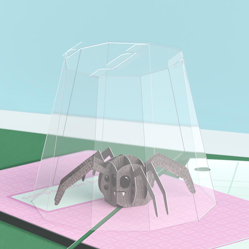 Father's Day Spider Hero Pop-Up Card、mySite、solidvoid