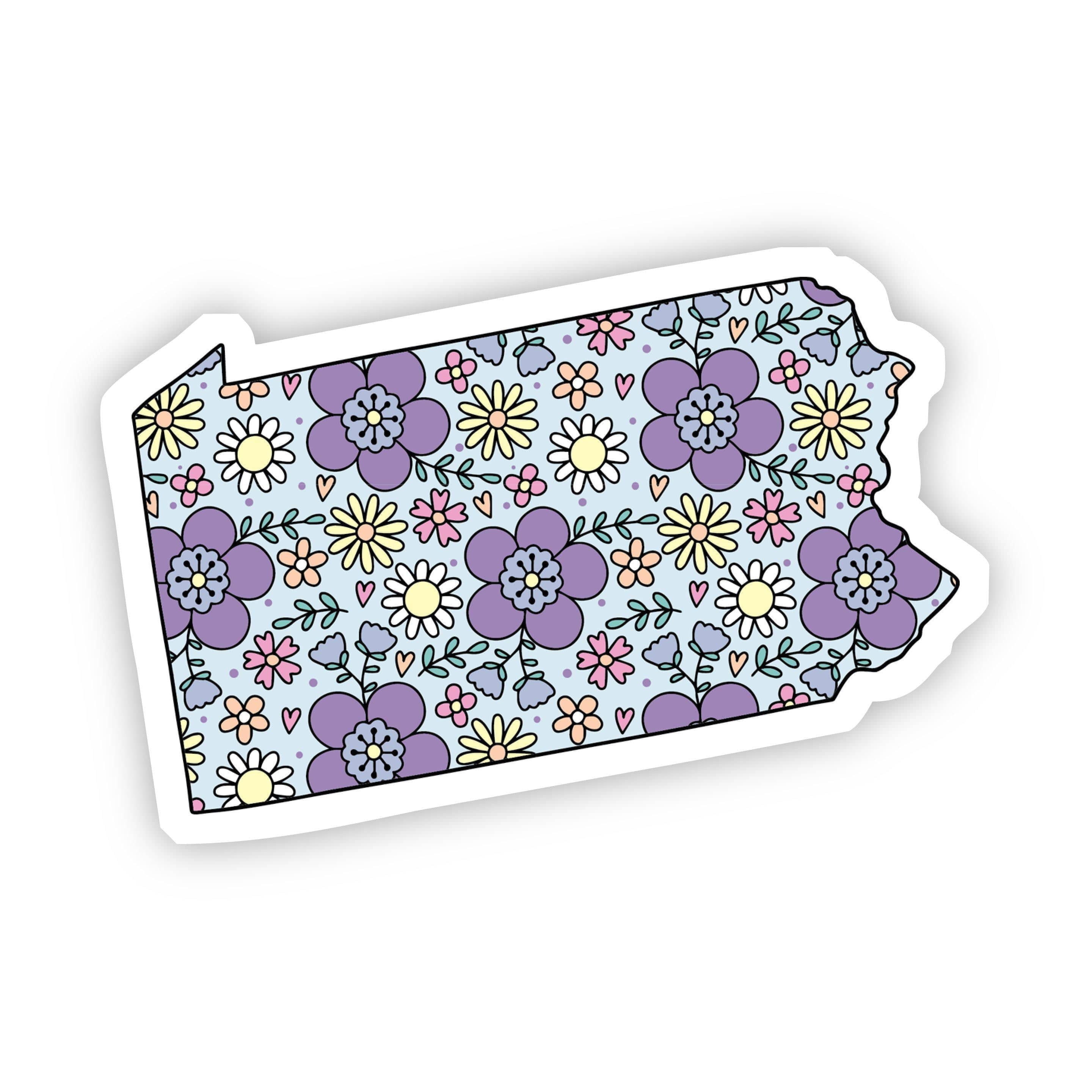  Pennsylvania Floral Sticker、mySite、elrpsem3k