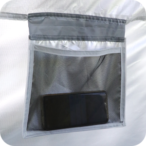 Equipped with storage bags