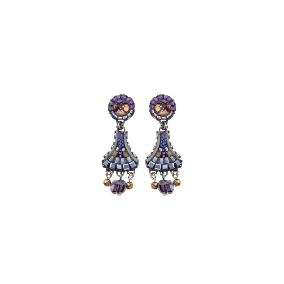 Mystical Grape Wyn Post Earrings、mySite、g9winljtr