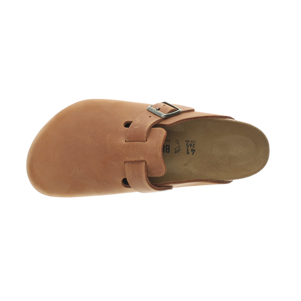 Boston Oiled Leather Soft Footbed Clogs、mySite、gtrtttuynbv