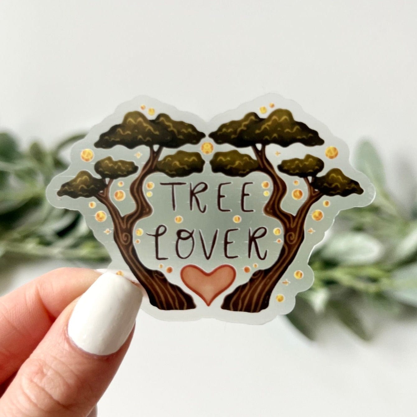  Tree lover clear sticker、mySite、ghnorth
