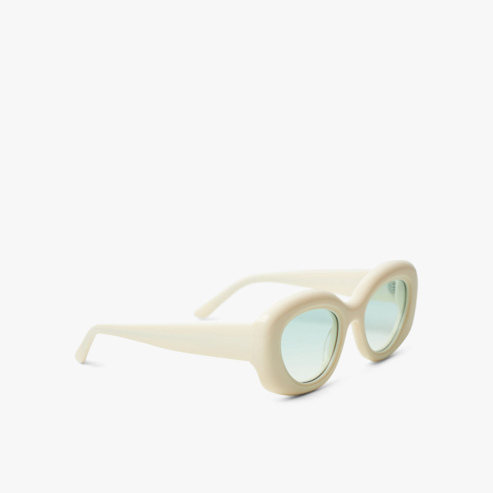  Bonnie Clyde Portal Sunglasses Off White / Green、mySite、merchandisen