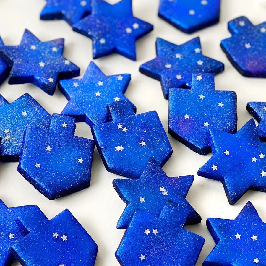 Marzipan Sparkly Galaxy Hanukkah Tiles、mySite、topwebapps