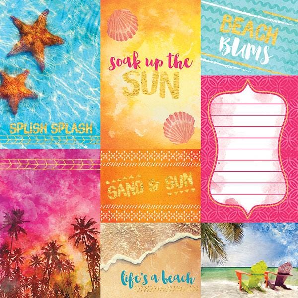  Scrapbook Paper - Soak Up the Sun Foil、mySite、ghnorth