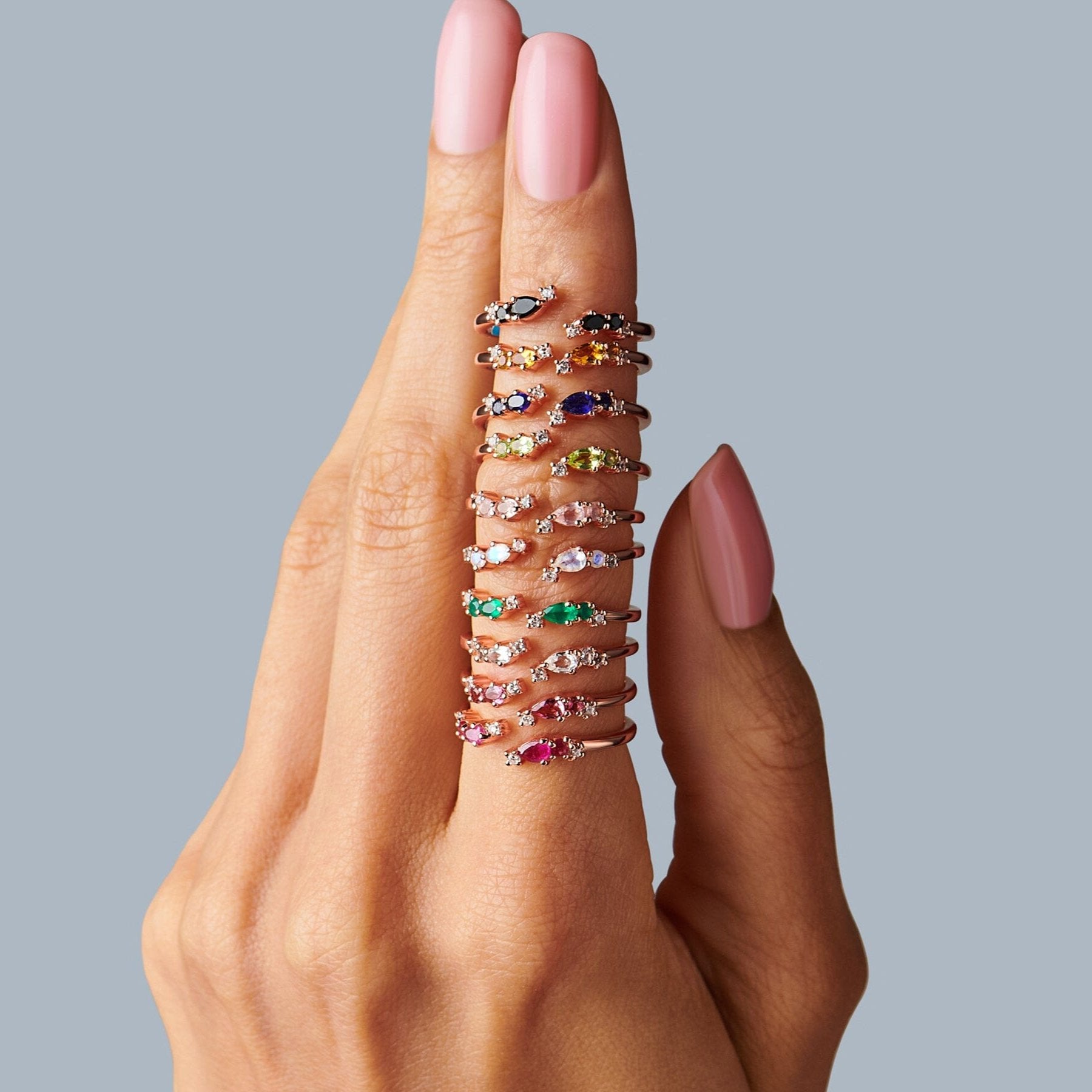 Adjustable Garnet Ring Flourish - January Birthstone、mySite、hinf8tx79